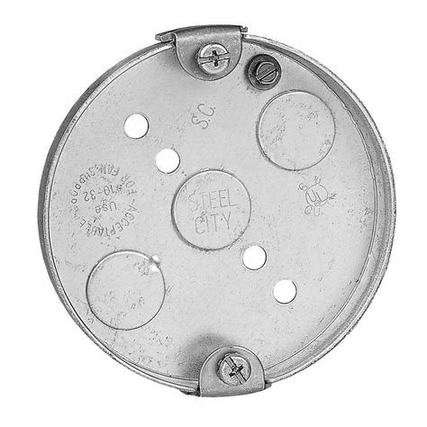 plastic pancake electrical box|4 inch round electrical box.